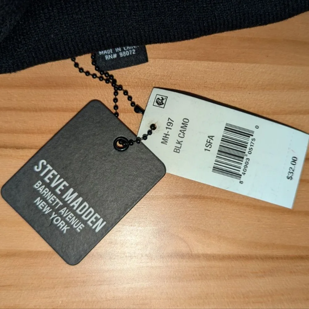 Steve Madden Camo Beanie